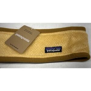 New Patagonia Re-Tool Headband Dark Natural Yellow One Size NWT